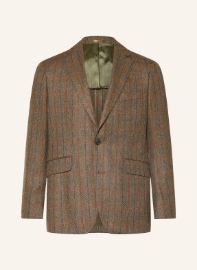 Hackett London Sako Tattersall Extra Slim Fit tmavě zelená / tmavě červená / tmavě modrá