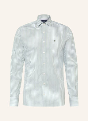 Hackett London Košile Tailored Fit zelená / bílá