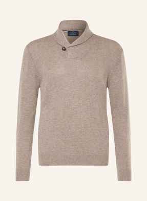 Hackett London Svetry S Merino Vlnou černošedá
