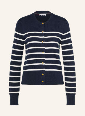 Tommy Hilfiger Pletený Svetr tmavě modrá / zlatá / bílá