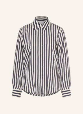 Tommy Hilfiger Košilová Halenka tmavě modrá / režná