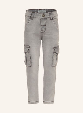 Koko Noko Cargo Džíny, Volný Střih 5319 denim mid. gray