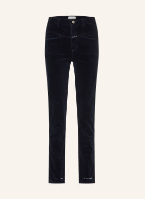 Closed Cordhose Pedal Pusher blau