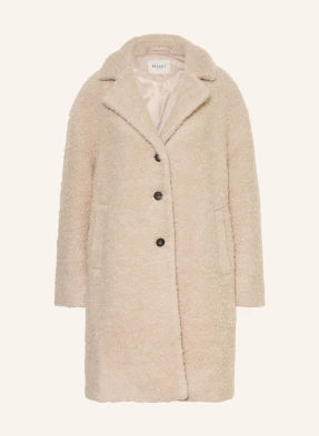 Maerz Muenchen Teddyfell-Mantel beige