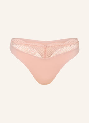 Calvin Klein Kalhotky String Perfectly Fit Lace růžová