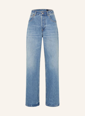 Jacquemus Široké Džíny Le De-Nimes Large 33c blue/tabac