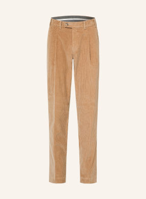 Hiltl Kordové Kalhoty Primo Regular Fit béžová