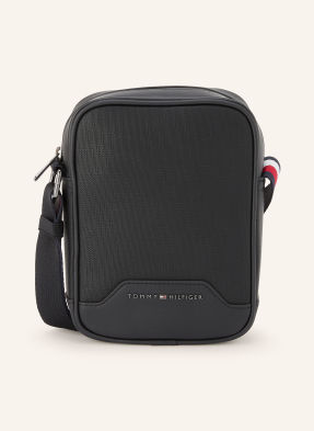 Tommy Hilfiger Kabelka Přes Rameno černá / stříbrná / červená