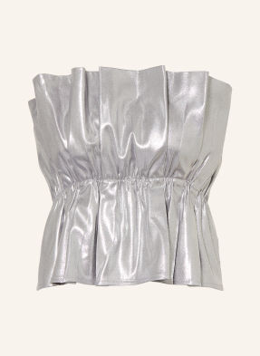 Sosue Cropped Top stříbrná