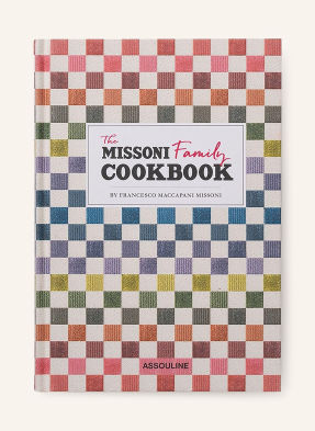 Assouline Kniha The Missoni Family Cookbook béžová / červená / tmavě modrá