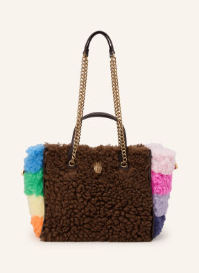 Kurt Geiger Shopper Hoxton hnědá / zelená / modrá