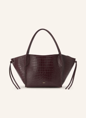 Abro Shopper Vibe Big tmavě červená / stříbrná