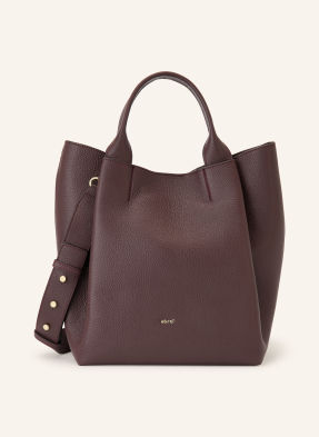 Abro Shopper Essential Medium S Pouzdrem tmavě červená / zlatá
