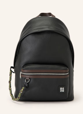 dsquared2 Batoh černá / stříbrná / tmavě hnědá