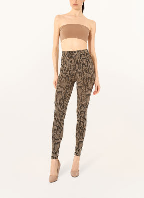 Wolford Legíny Shimmering Python 8362 desert python