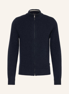 Maerz Muenchen Strickjacke Aus Merinowolle blau