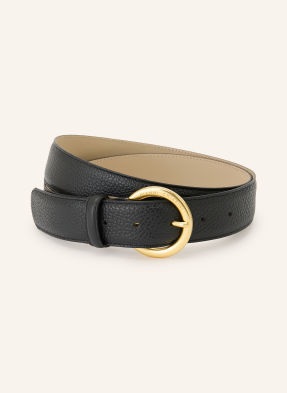 Gianni Chiarini Kožený Opasek černá / zlatá