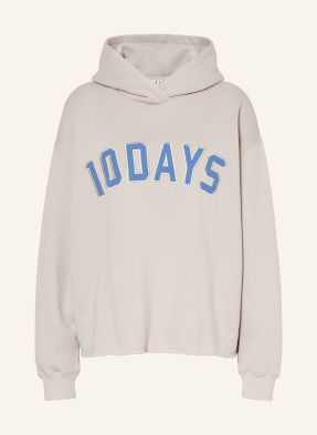 10days Mikina S Kapucí světle šedá / modrá
