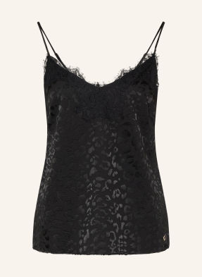 Guess Spitzentop Danielle schwarz