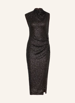 Boss Cocktailkleid Enany Mit Pailletten braun