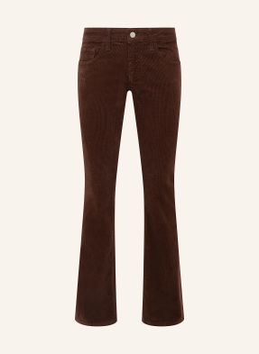 Mavi Bootcut Kalhoty Bella S Rozšířenými Nohavicemi Z Manšestru tmavě hnědá