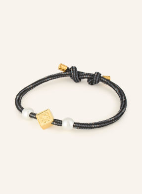 Casablanca Náramek Bicolour Friendship Bracelet zlatá / bílá / černá