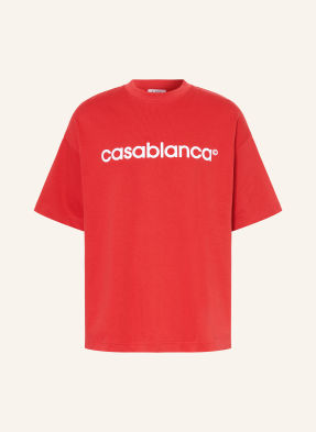 Casablanca Tričko Oversized červená / bílá