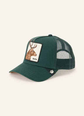 Goorin Bros. Cap Over The Line Buck tmavě zelená / hnědá / bílá
