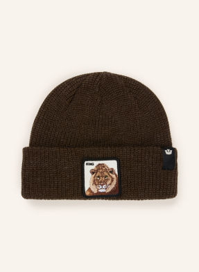 Goorin Bros. Čepice The King Lion tmavě hnědá / bílá / černá