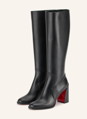 Christian Louboutin Kozačky Iranina černá