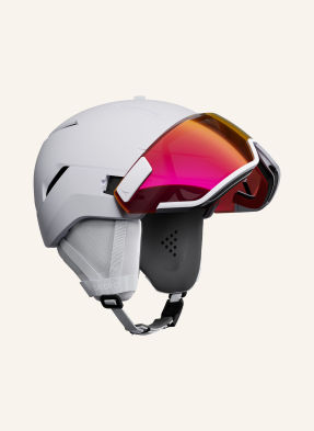 Atomic Lyžařská Helma Savor Gt Amid Visor Photo bílá / červená