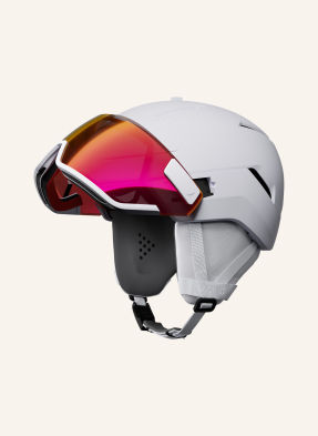 Atomic Lyžařská Helma Savor Gt Amid Visor Photo bílá / červená