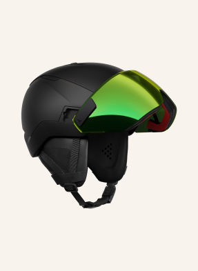Atomic Lyžařská Helma Revent Gt Amid Visor Hd Photo černá / zlatá / zelená