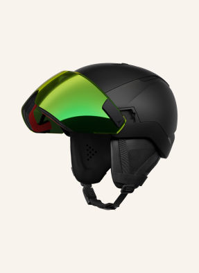 Atomic Lyžařská Helma Revent Gt Amid Visor Hd Photo černá / zlatá / zelená