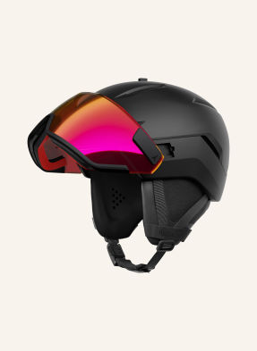 Atomic Lyžařská Helma Savor Gt Amid Visor Photo černá / červená