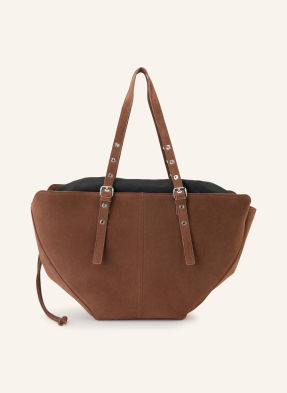 Núnoo Shopper Nora hnědá / stříbrná / černá