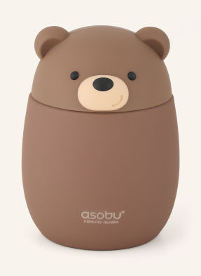 Asobu Termoobědová Krabička Bestie hnědá / světle hnědá / černá