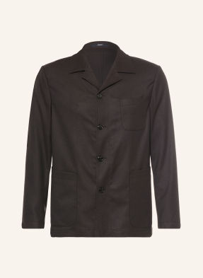 Joop! Overshirt Hotcat tmavě hnědá