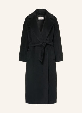 Weekend Max Mara Kabát Tempera Z Kombinace Materiálů černá