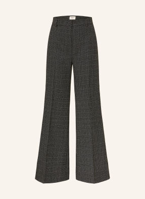 Weekend Max Mara Marlene Kalhoty Pacca tmavě šedá / tmavě žlutá / bílá