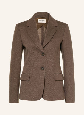 Weekend Max Mara Blejzr Feroce tmavě hnědá / černošedá