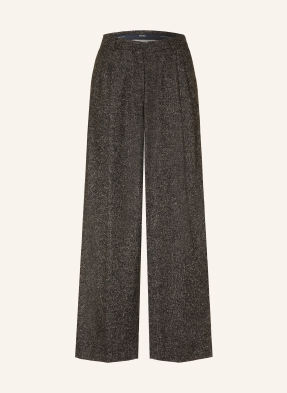 S Max Mara Marlene Kalhoty Natale černá / hnědá / bílá