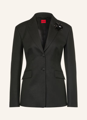 Hugo Blazer Asmalla Mit Glitzergarn schwarz