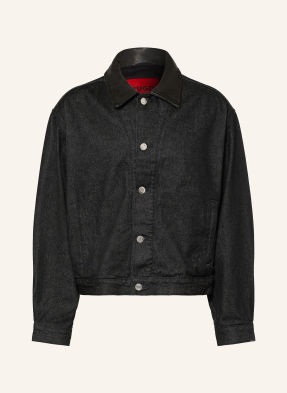 Hugo Jeansjacke schwarz