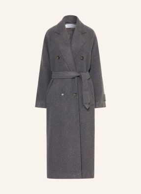 Max Mara Kabát Cadmio S Kašmírem šedá