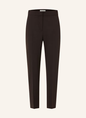 Max Mara Kalhoty Acino tmavě hnědá