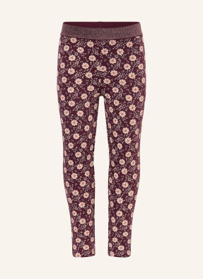 S.Oliver Red Thermo-Leggings Mit Glitzergarn rot