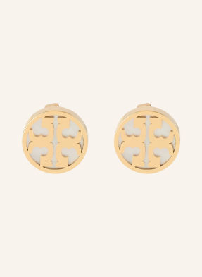 Tory Burch Náušnice Icon zlatá / krémová