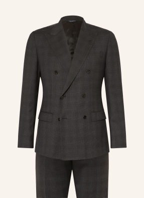 Dolce & Gabbana Oblek Extra Slim Fit tmavě šedá / světle šedá