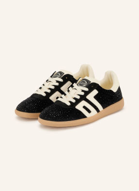 Back 70 Sneakersy Cloud S Ozdobnými Kamínky černá / bílá